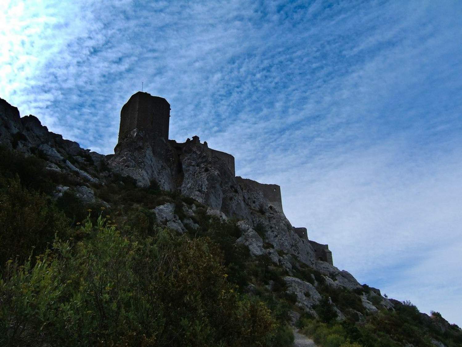 Château Cathares Queribus, france
