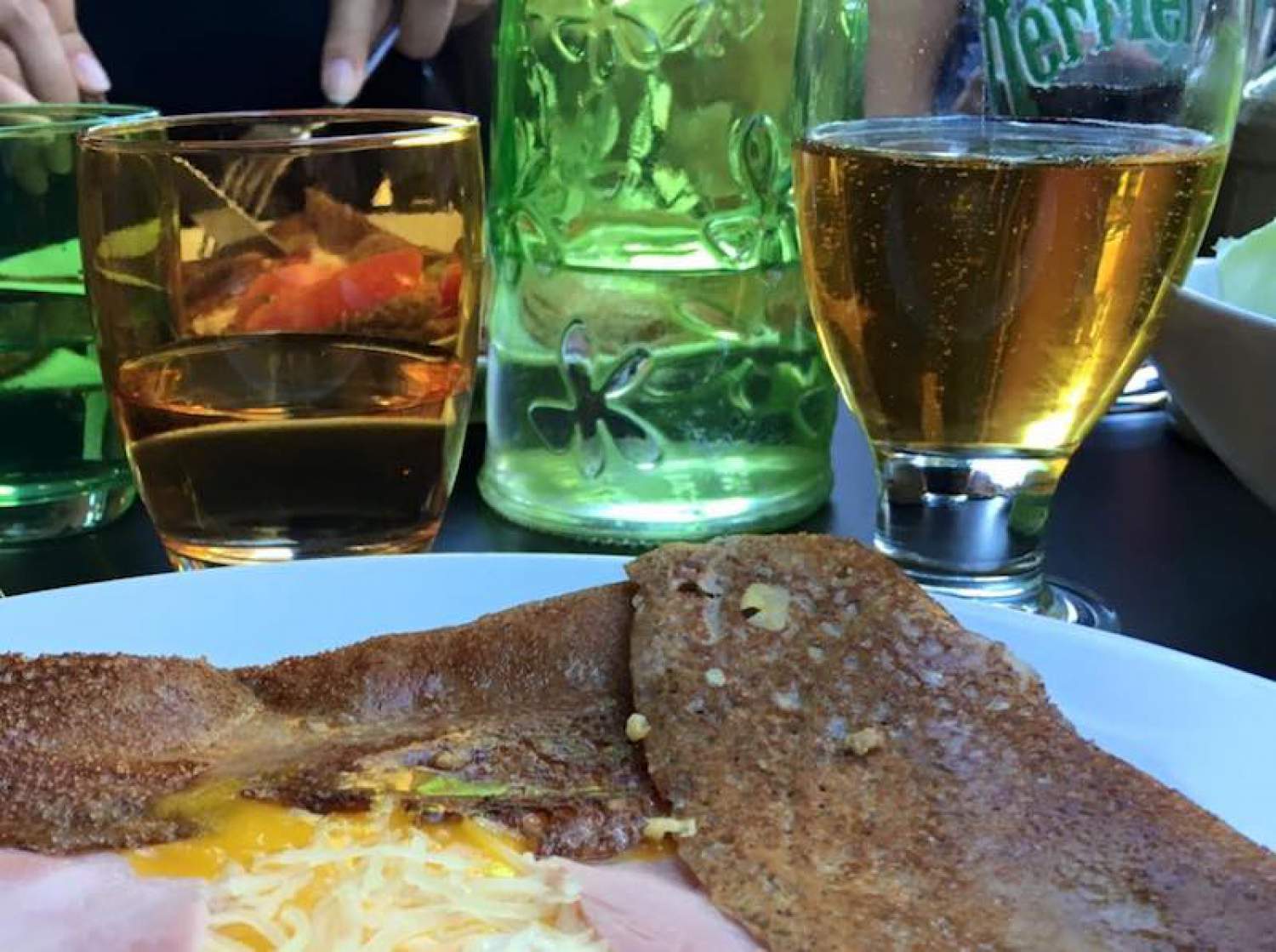 Cidre et crêpe complète, Bretagne