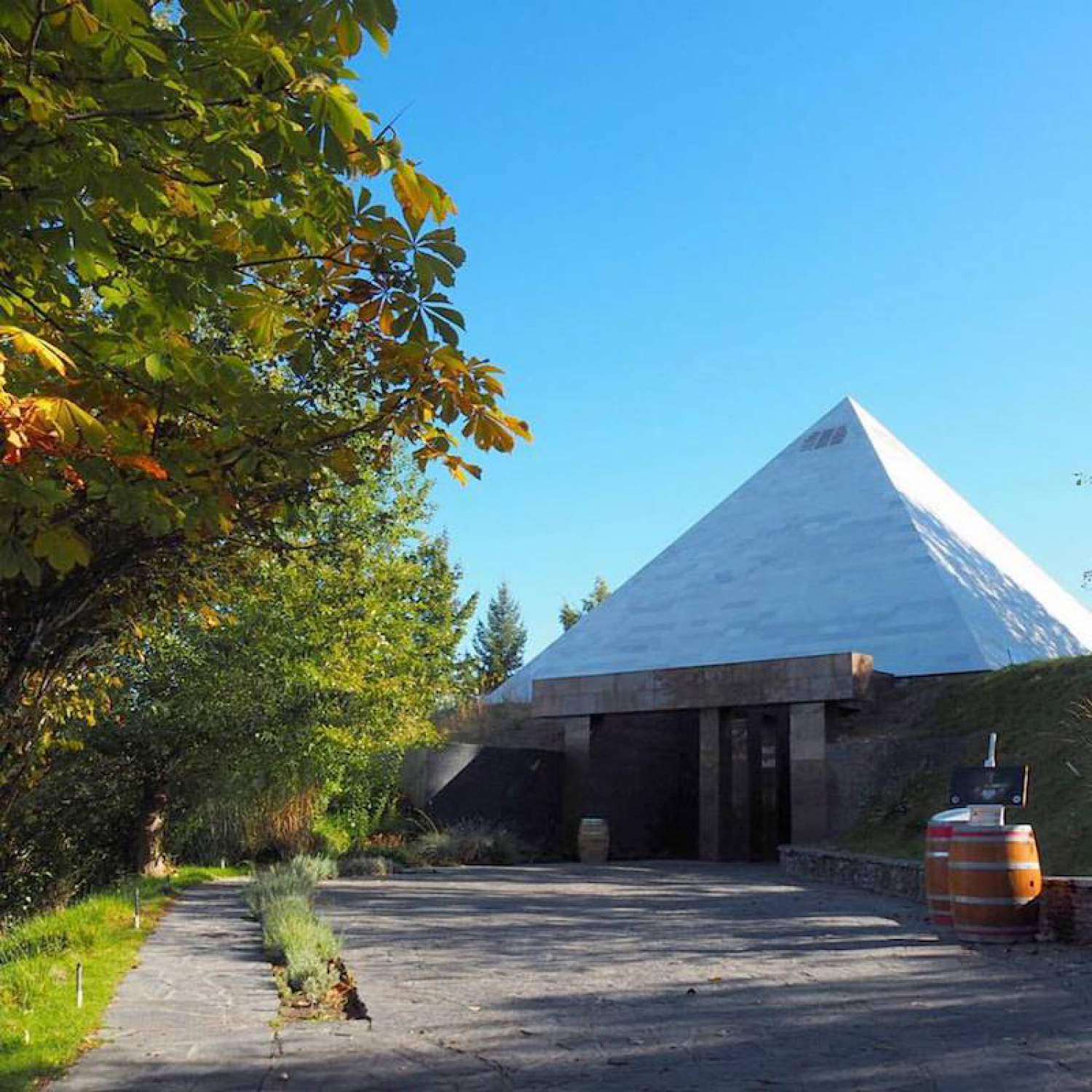 Pyramide du Vignoble Summerhill dans la Vallée de l'Okanagan