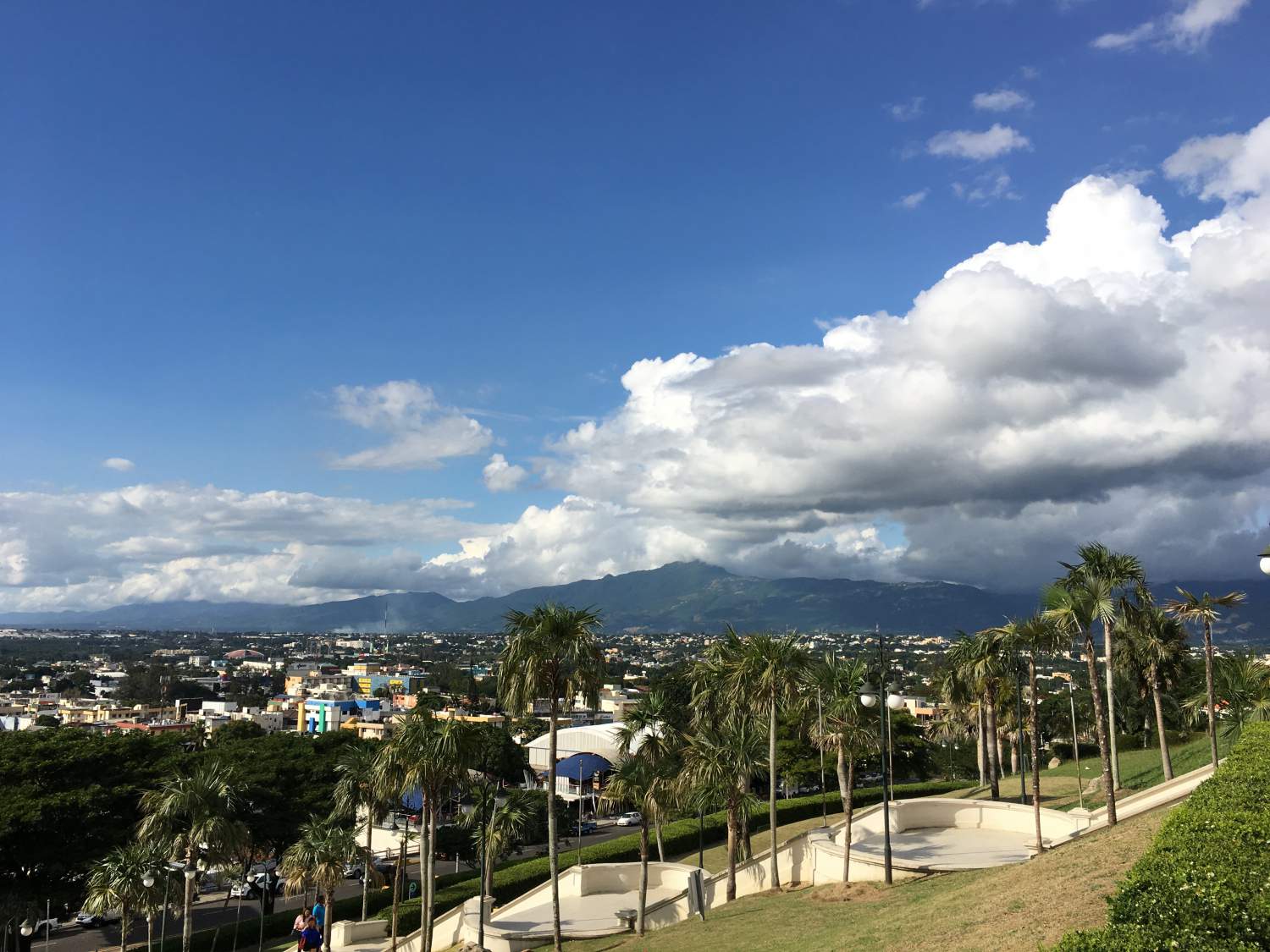 View of Santiago for the top of heroes monument, Dominican Republic