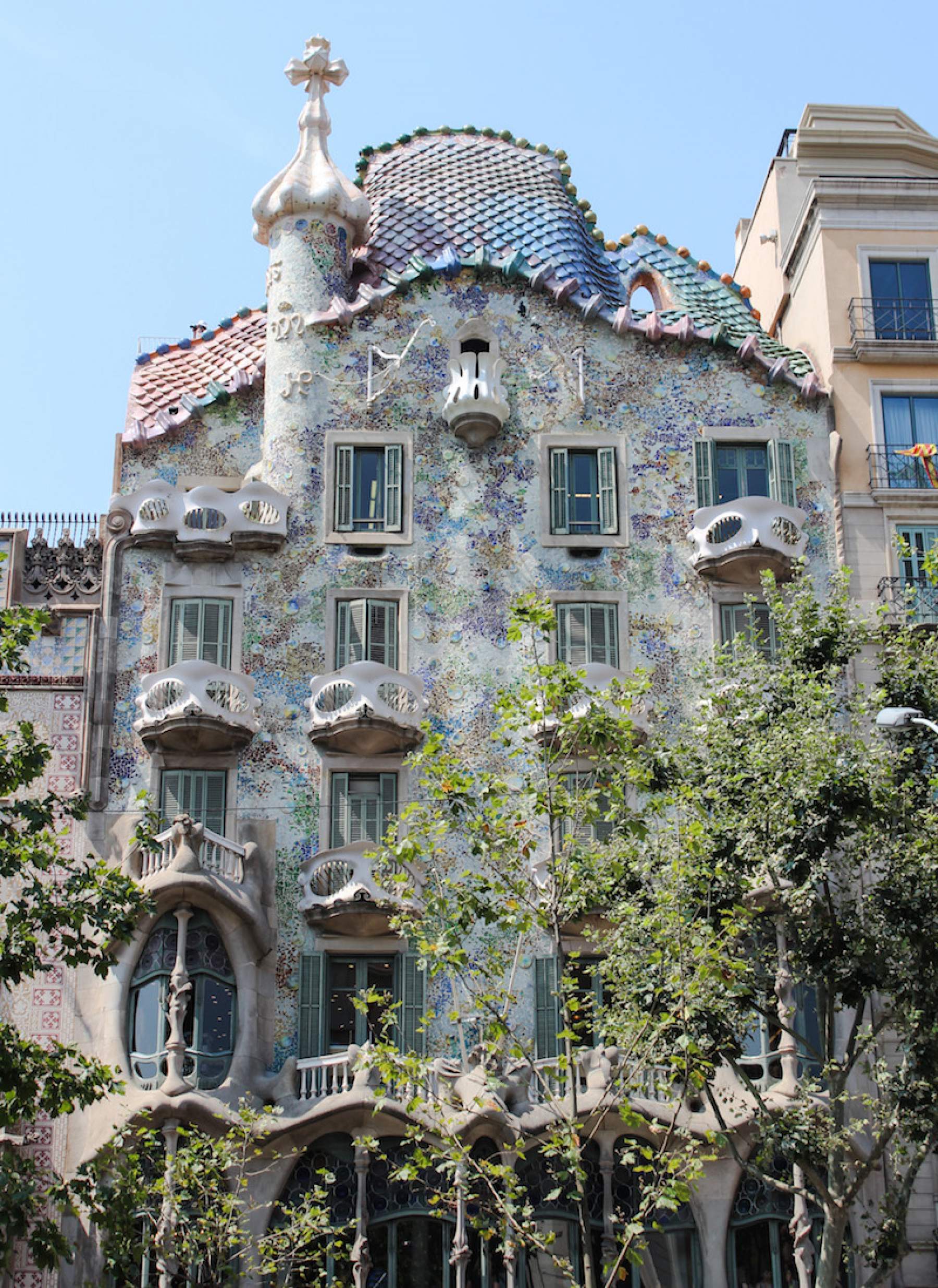 Casa Battlo de Gaudi à Barcelone