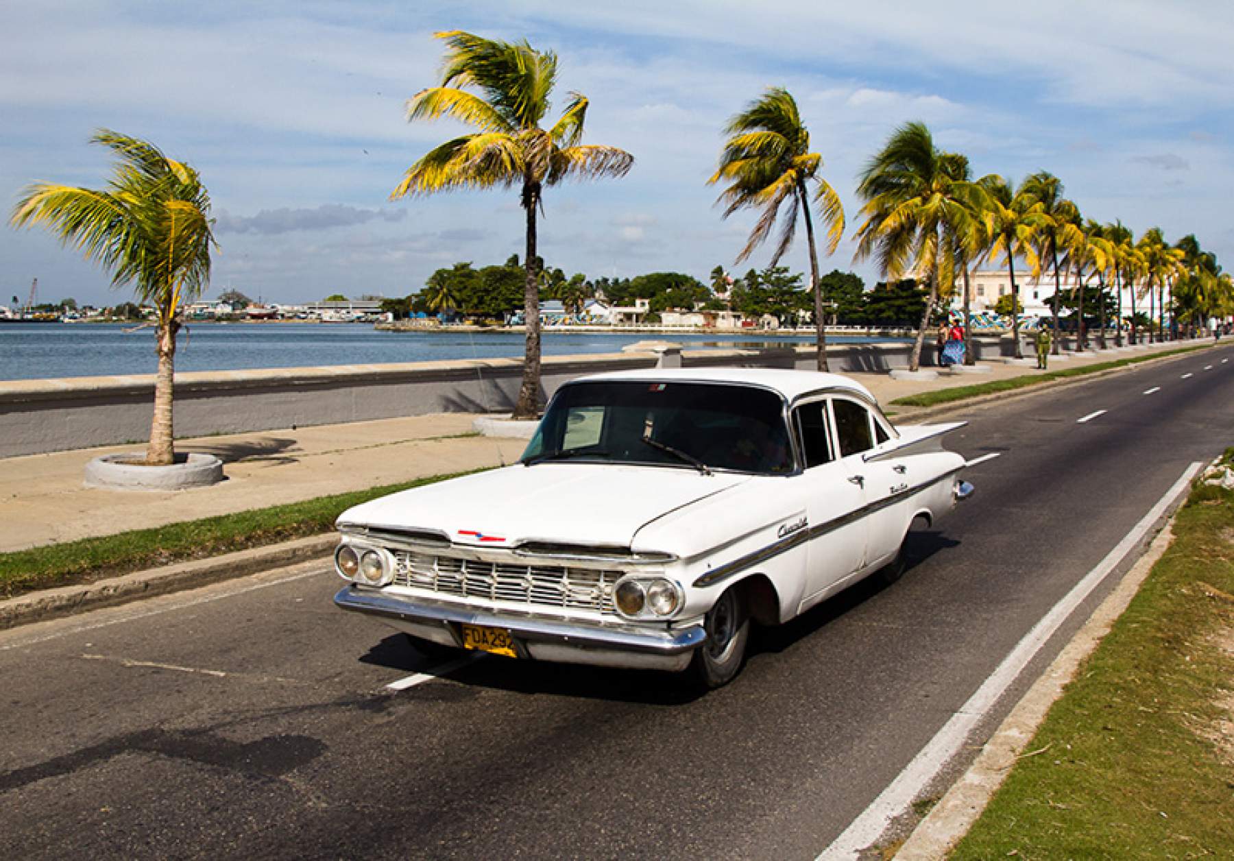 Old car in Cienfuegos, Cuba