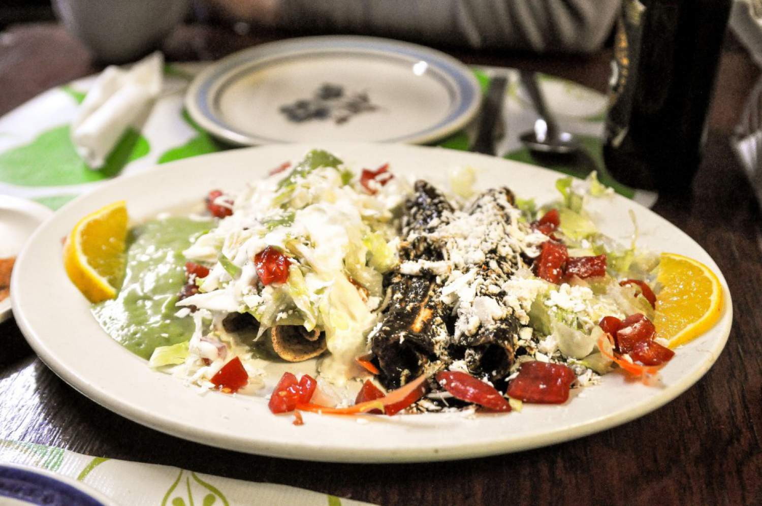 Enchiladas avec mole, Oaxaca