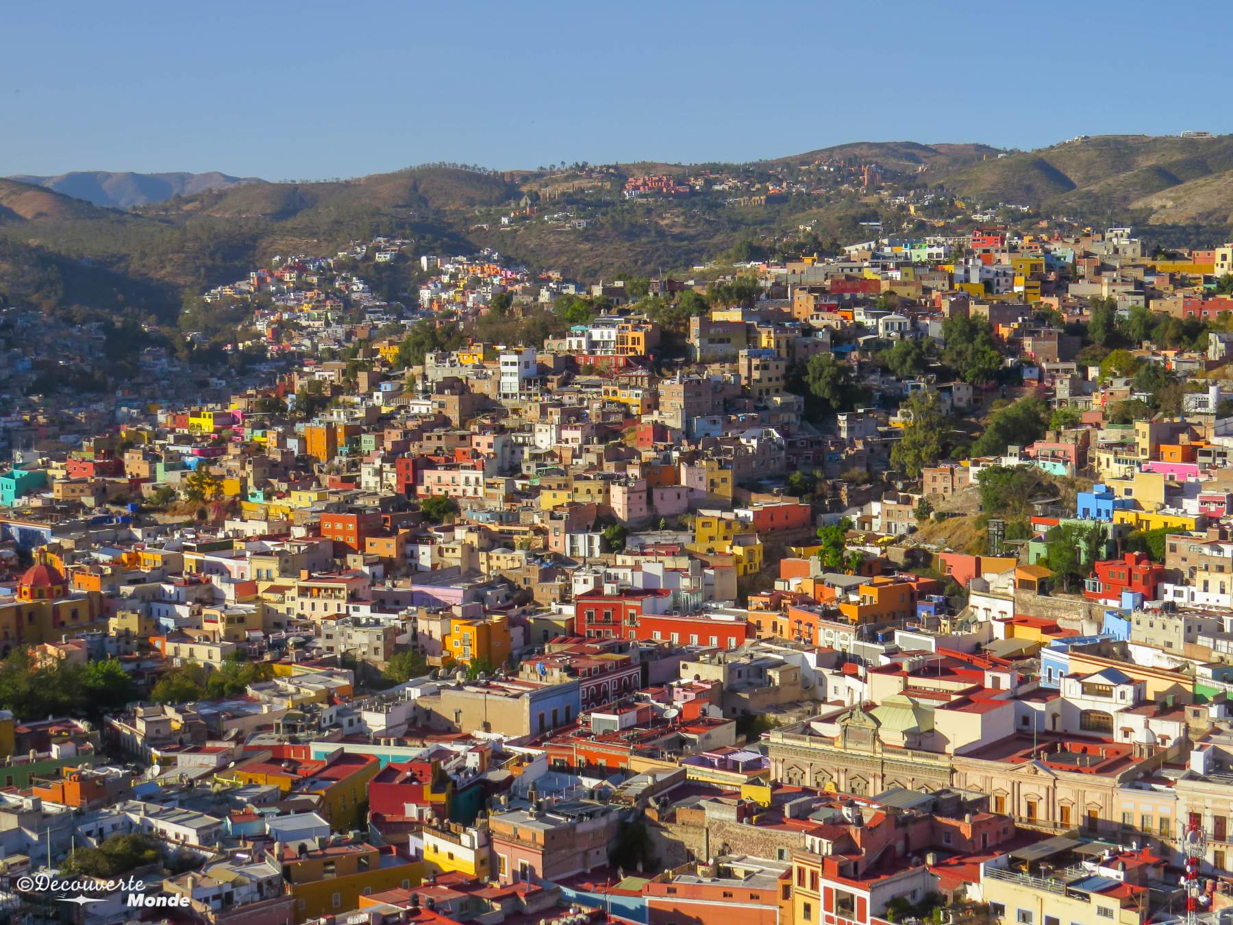 Ville coloniale de Guanajuato au centre du Mexique