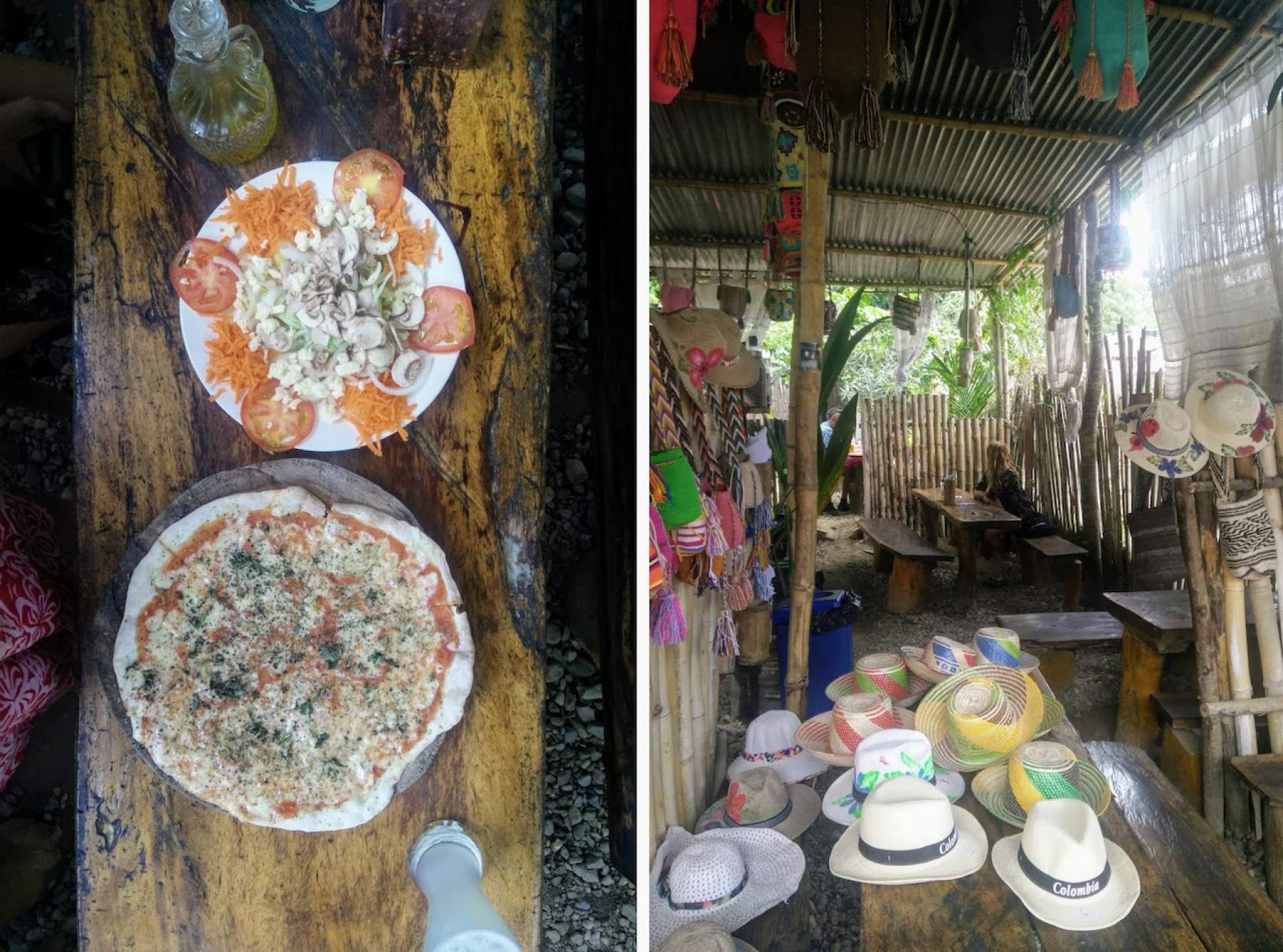 Restaurant La Frontera à Palomino, Colombie