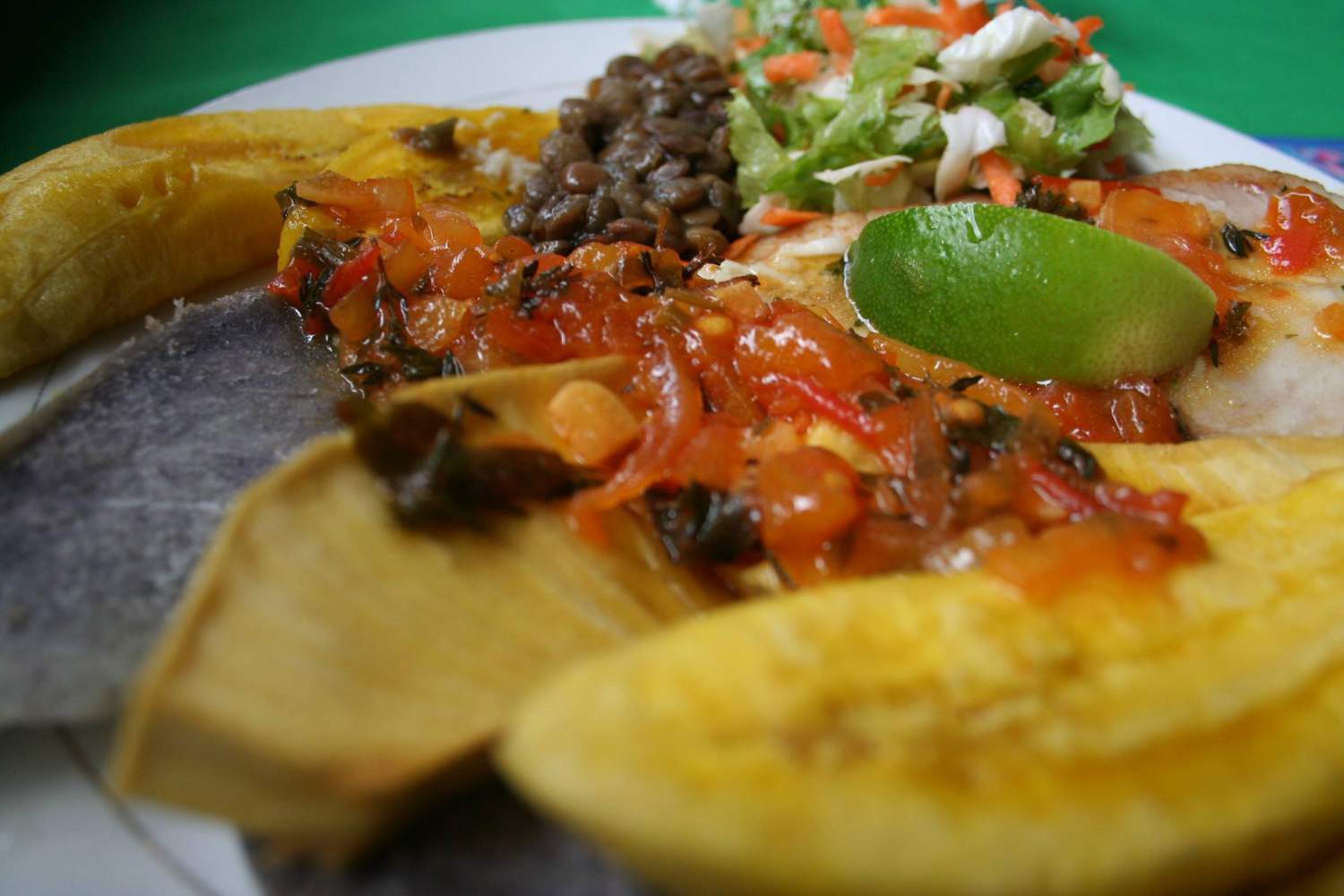 Assiette de plantains classique