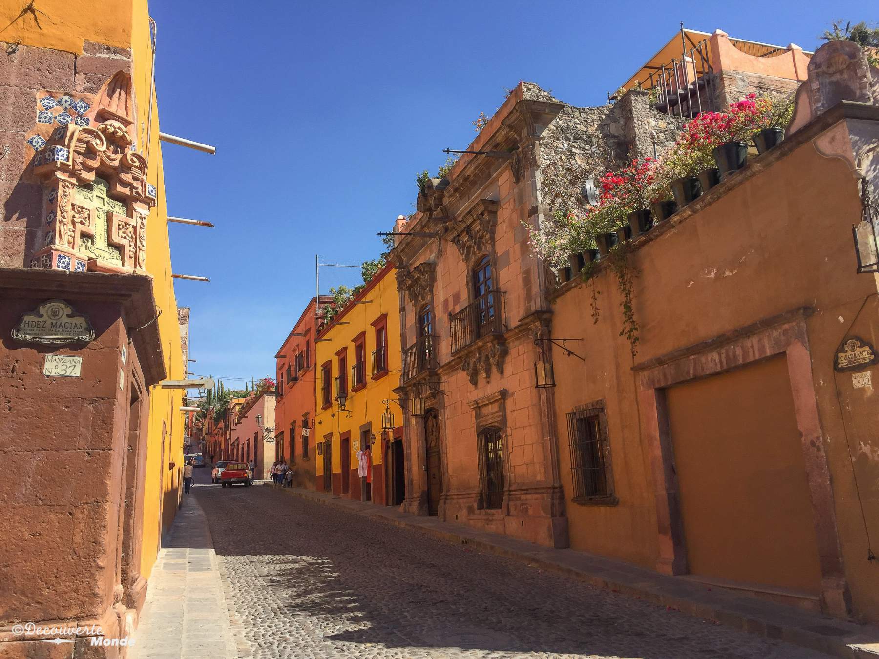 Ville coloniale de San Miguel de Allende au centre du Mexique