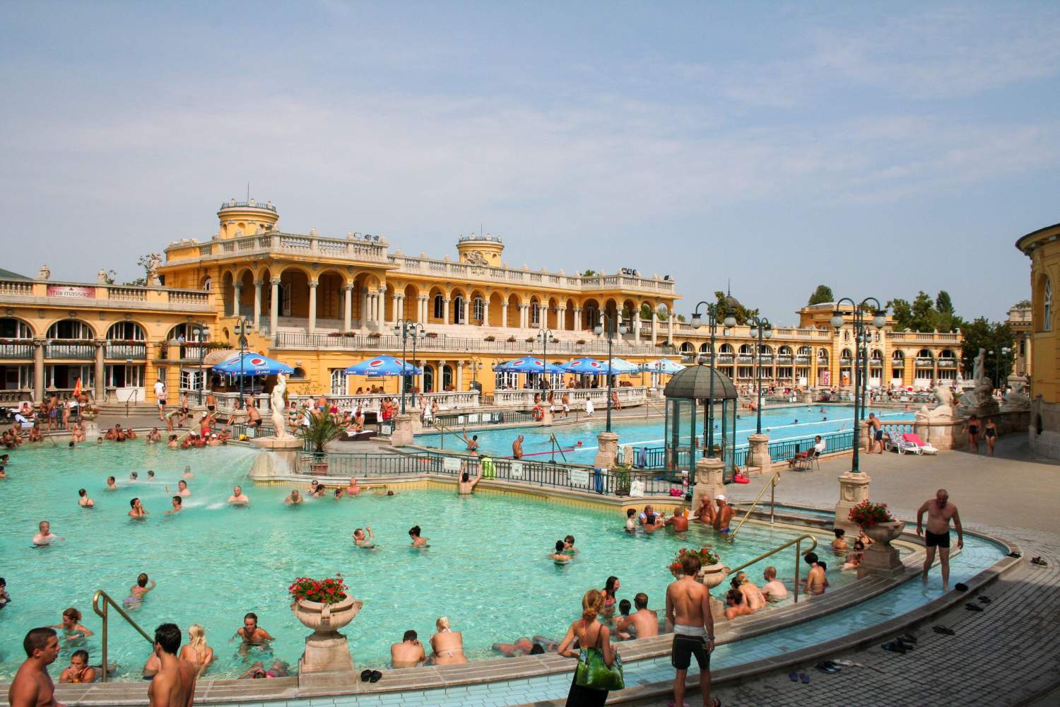 Szechenyi public baths of Budapest