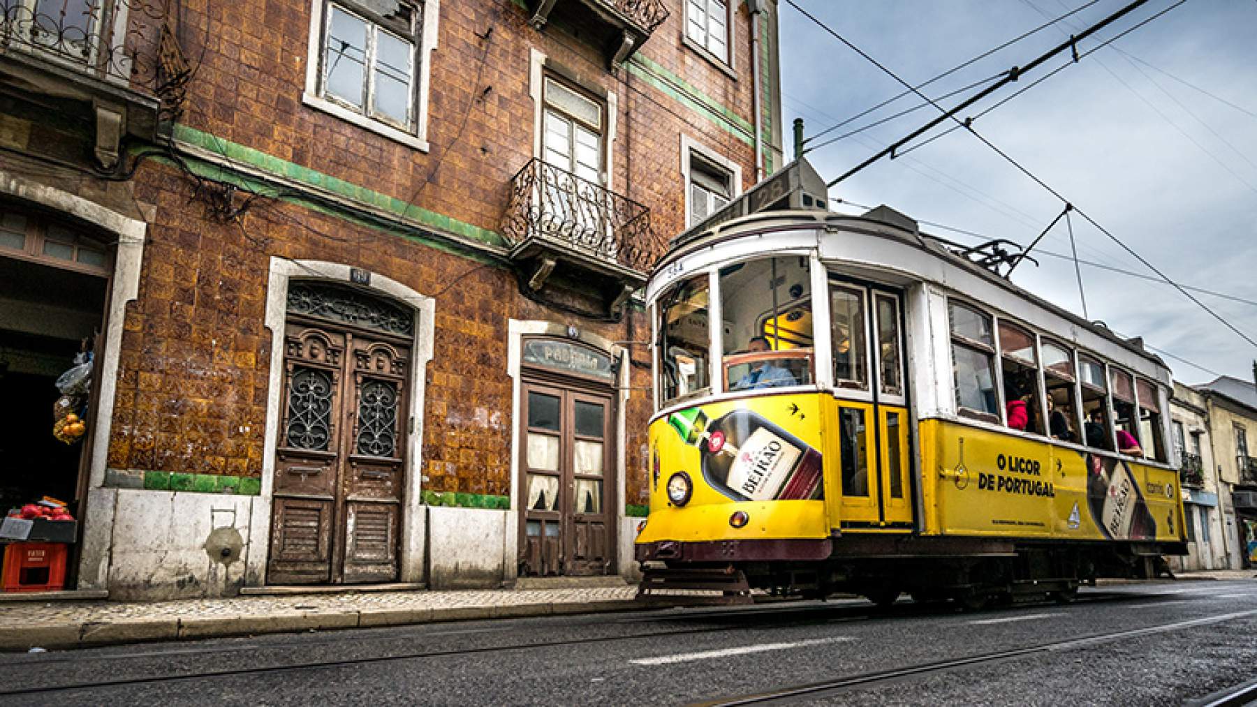 Tram in Lisbon, Portugal