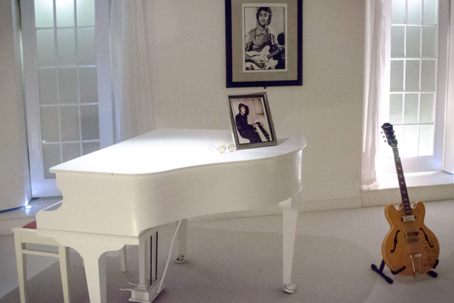 Objets appartenant aux Beatles au musée Beatles Story