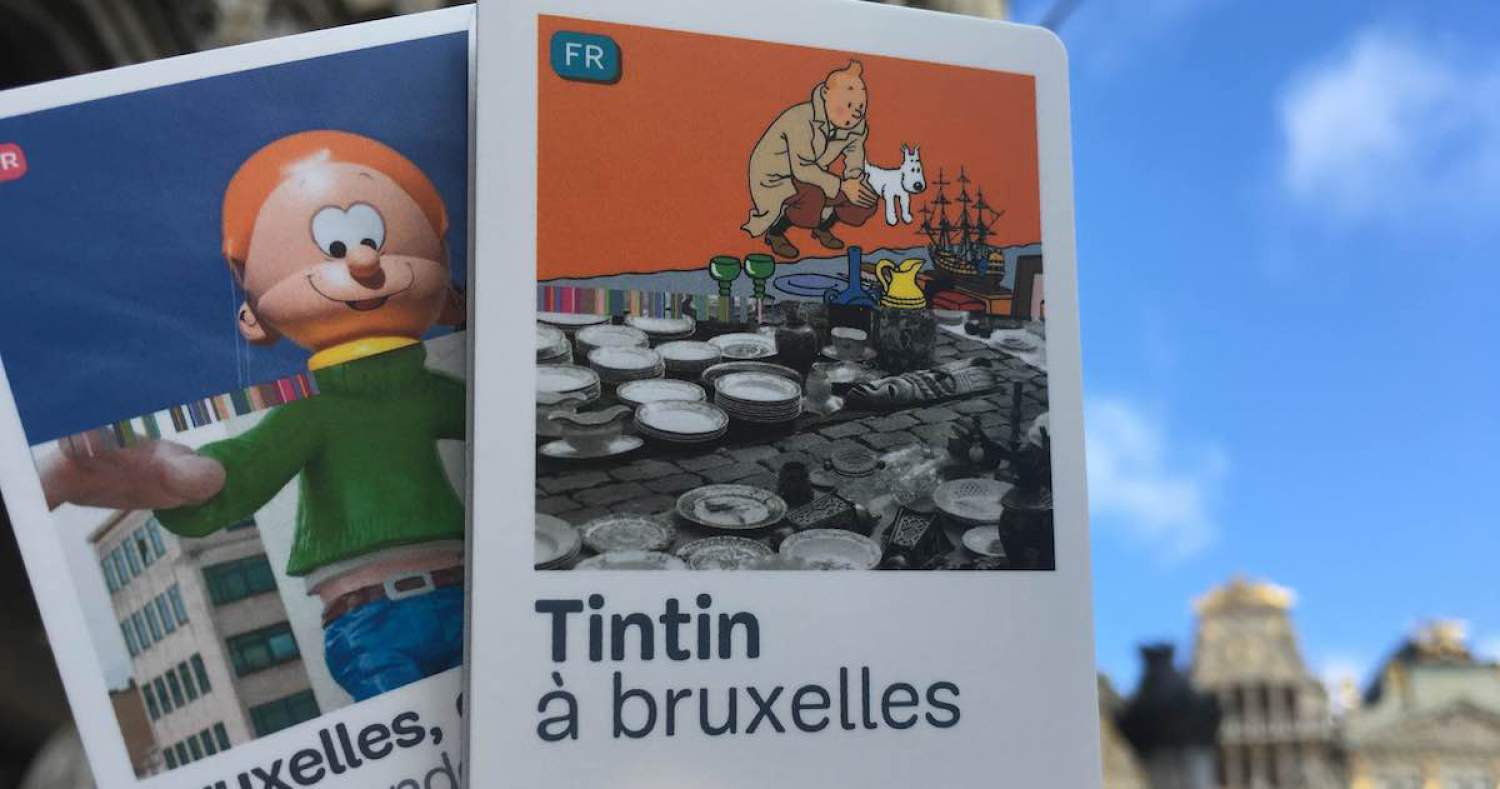 Bande dessinée de Tintin à Bruxelles, Belgique