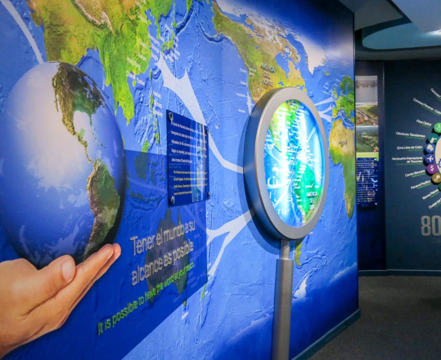 Information au Miraflores Visitor Centre, Canal de Panama