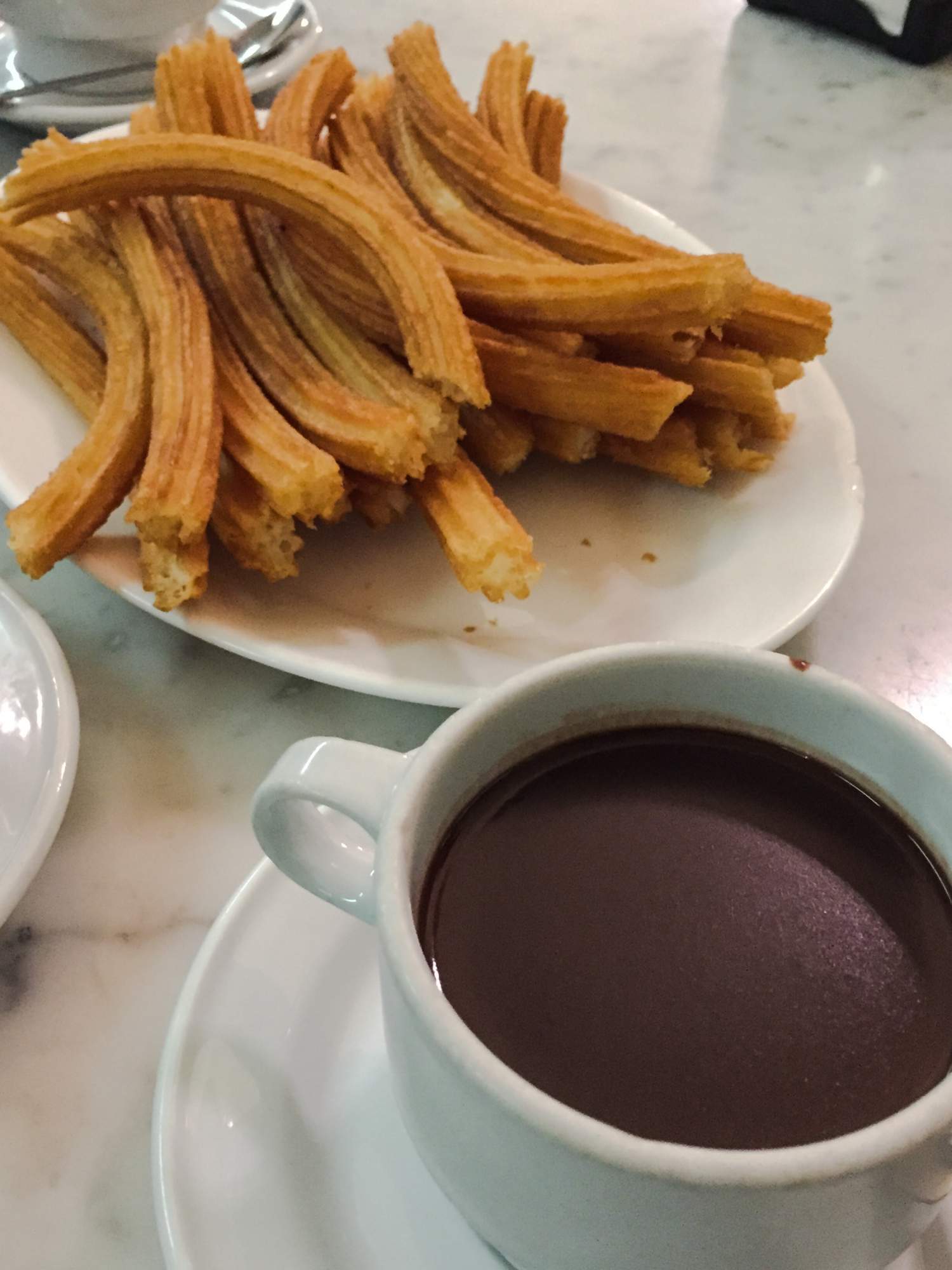 Churros, Classique espagnol