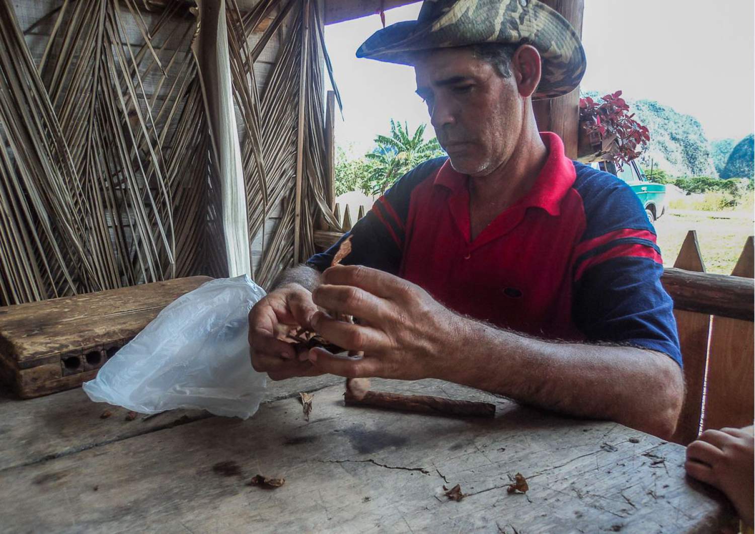 Rouleur de cigars à Vinales