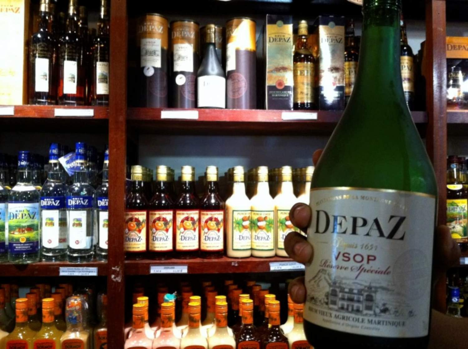 Rhum Depaz, de la Martinique