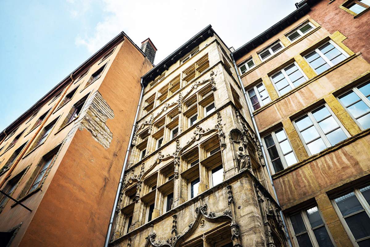 Édifices à Lyon en France