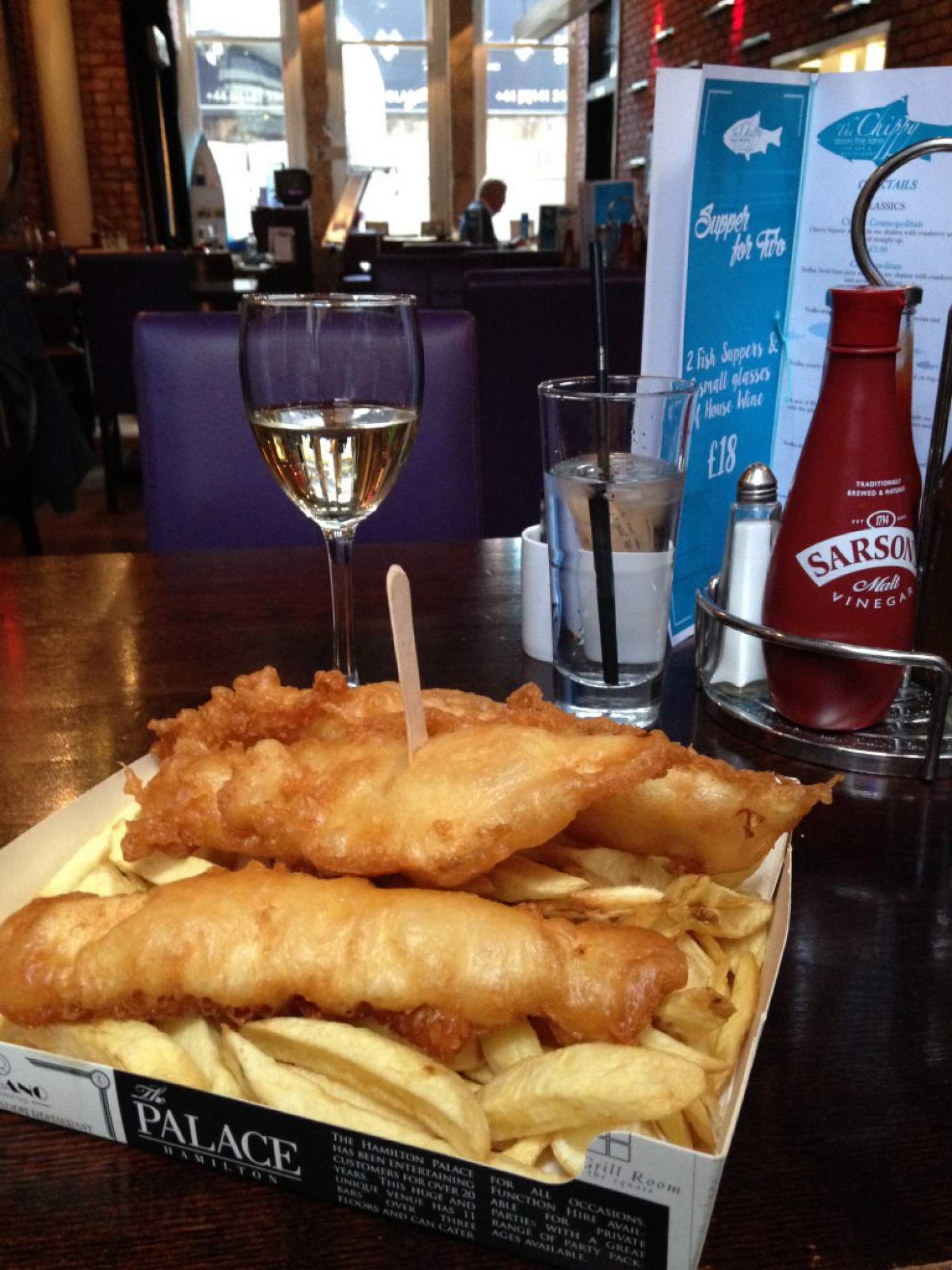 Fish'n chip au Chippy Doon the Lane, Glasgow