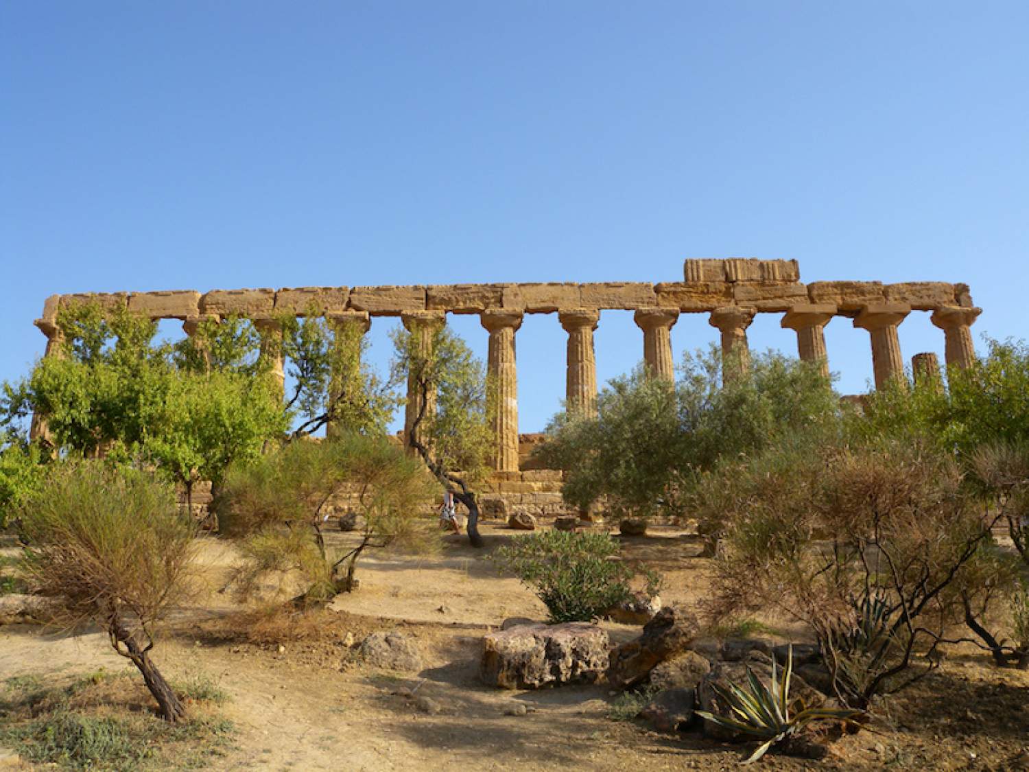 Temple Agrigente en Sicile, Italie