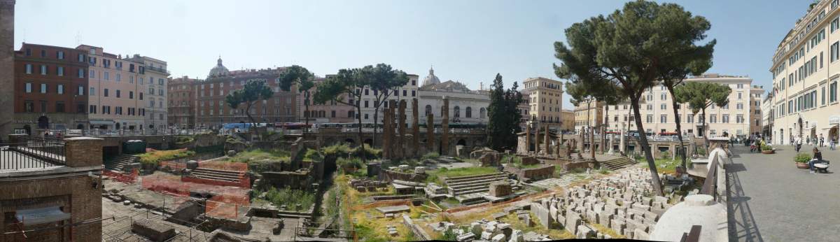 Largo di Torre Argentina à Rome, Italie