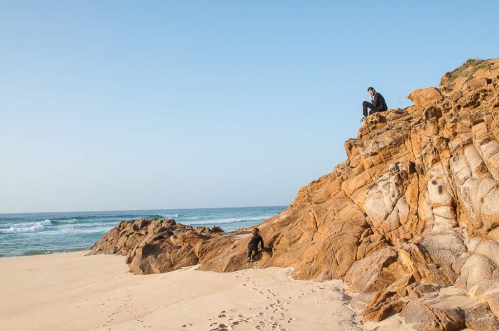 Plage de Malhao, sur le littoral de l'Alentejo, au Portugal