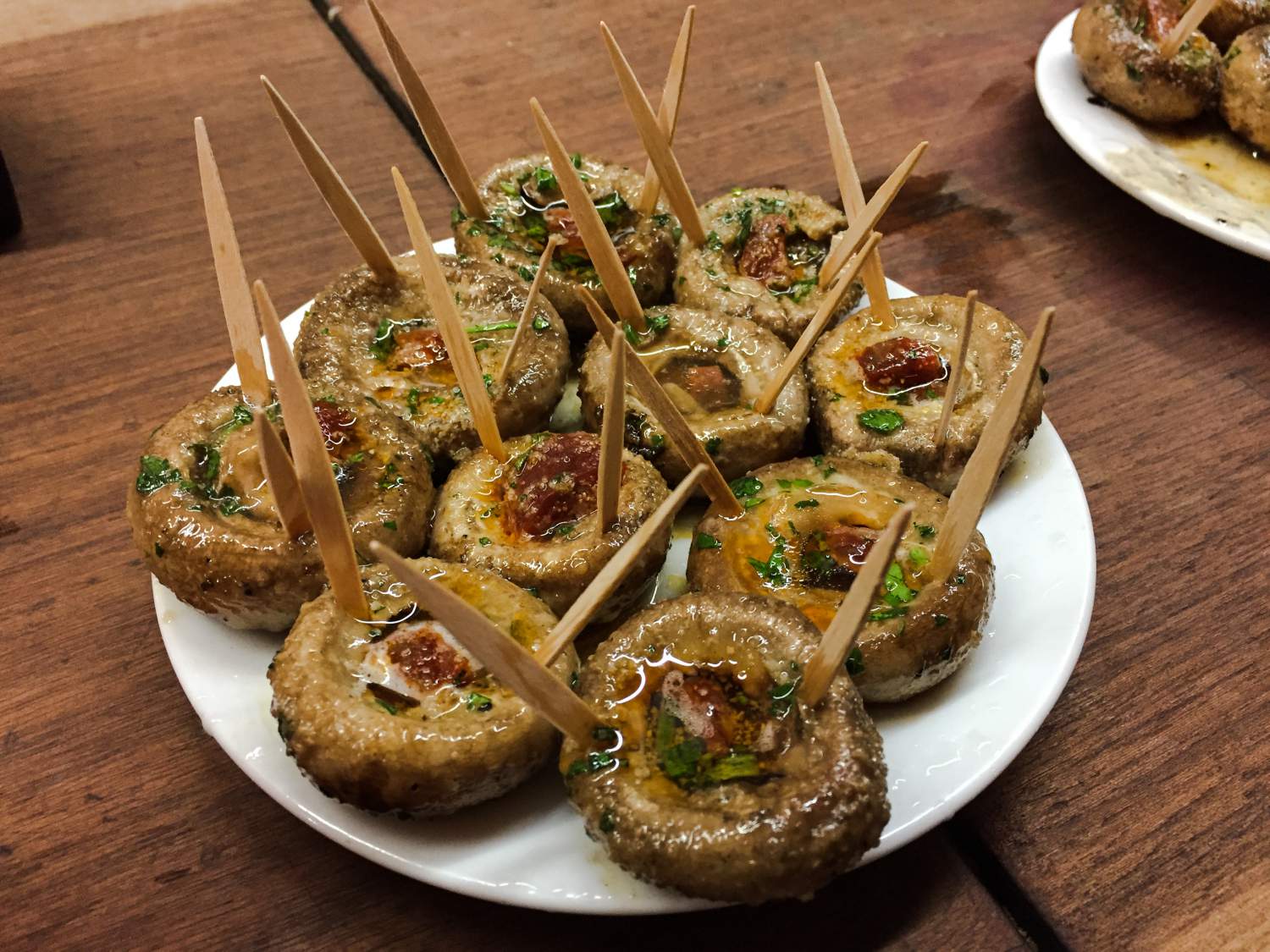 Assiette de champignons, Meson De Don Carnal, Madrid