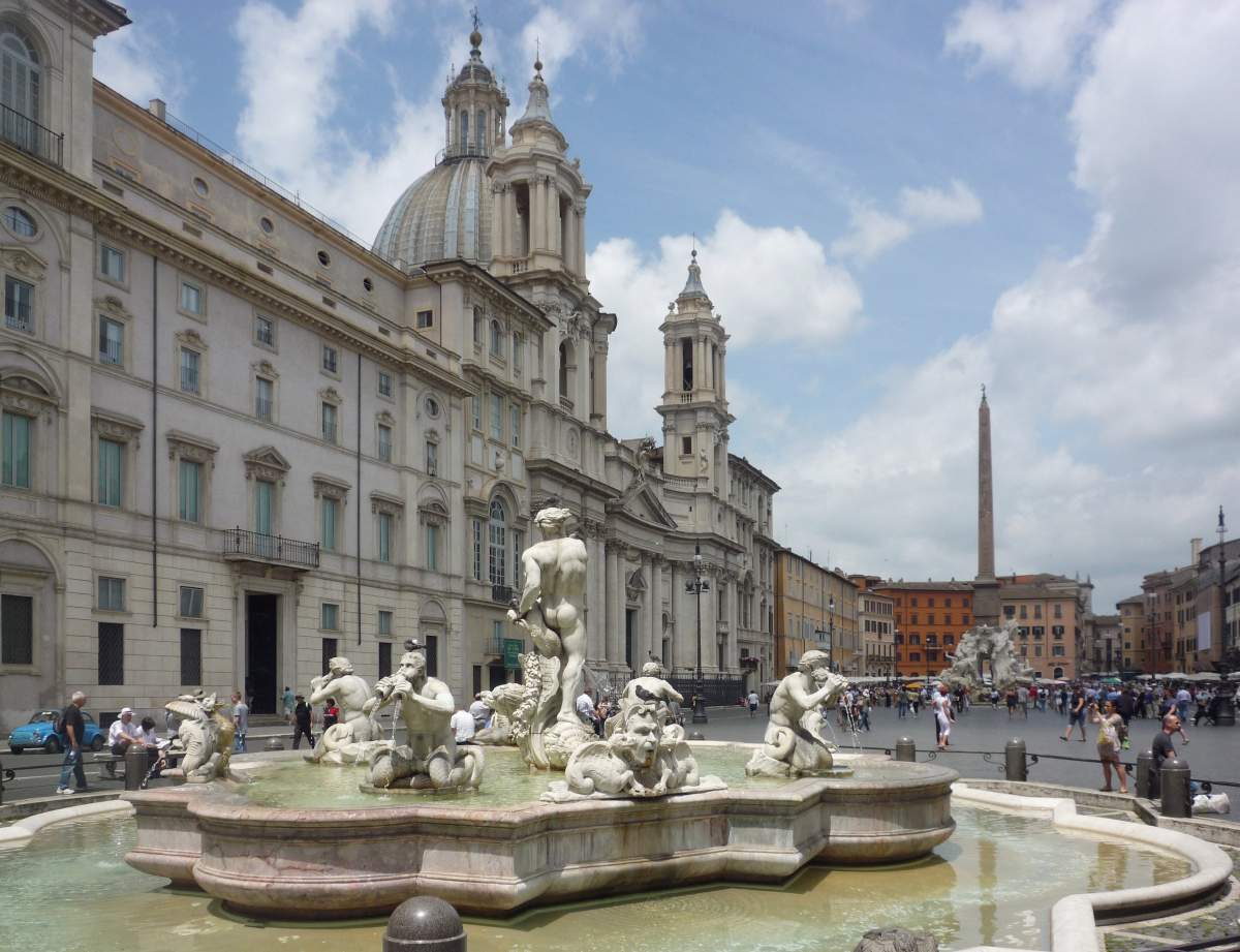 La Place Navona à Rome, Italie
