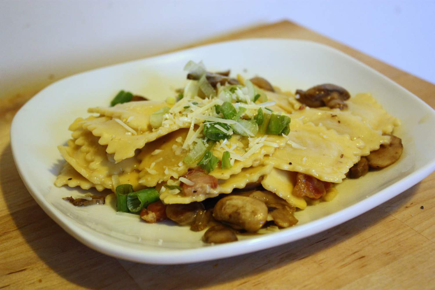 Raviolis au restaurant Cocchi, Italie