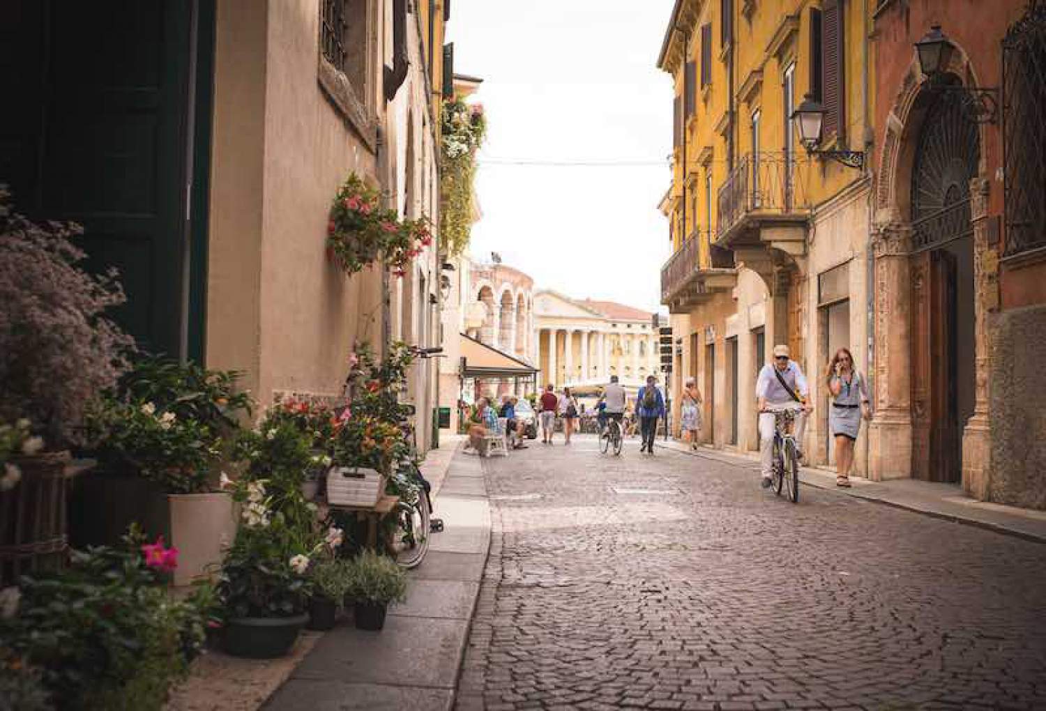 Les rues de Vérone, Vénétie, Italie