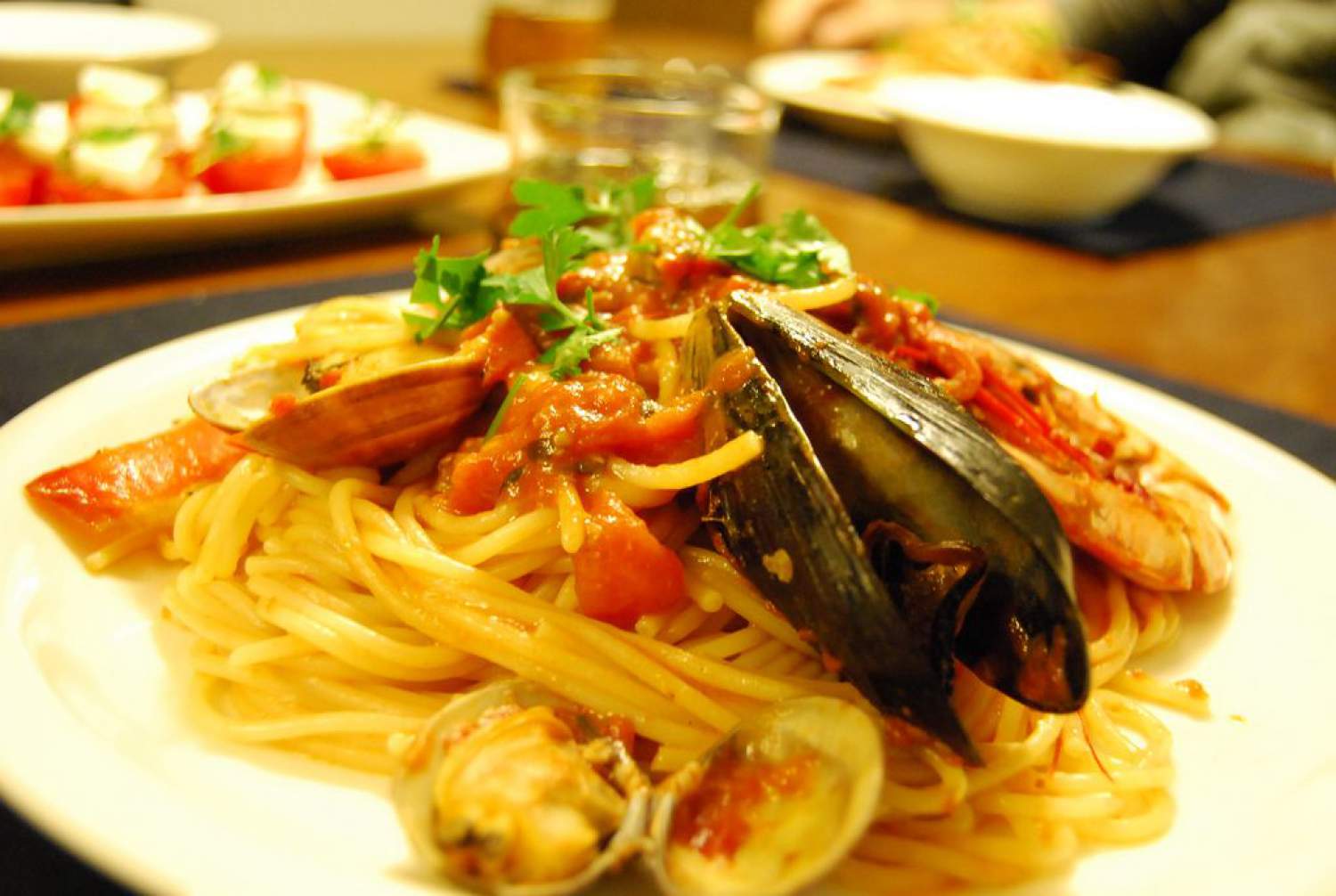 Pâtes aux fruits de mer