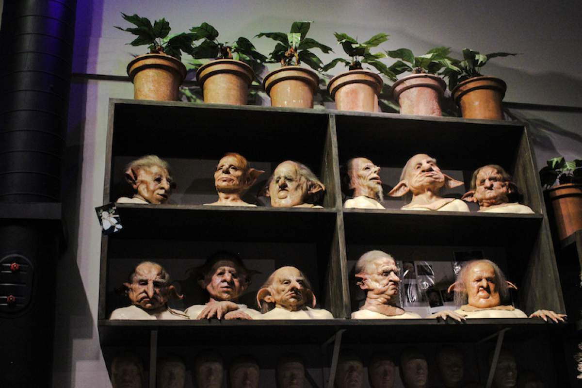 Les gobelins et mandragores aux Studios Warner Bros Harry Potter, Londres