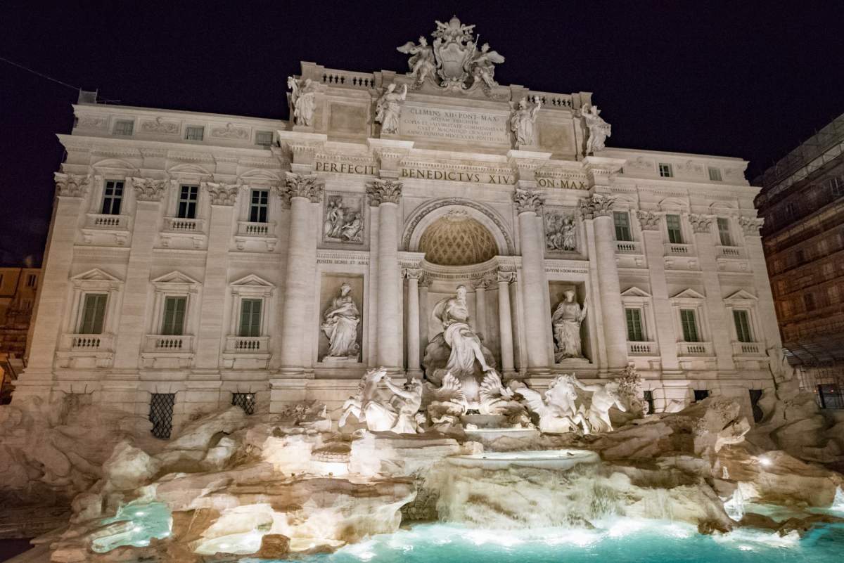 Fontaine de Trevi à Rome en Italie