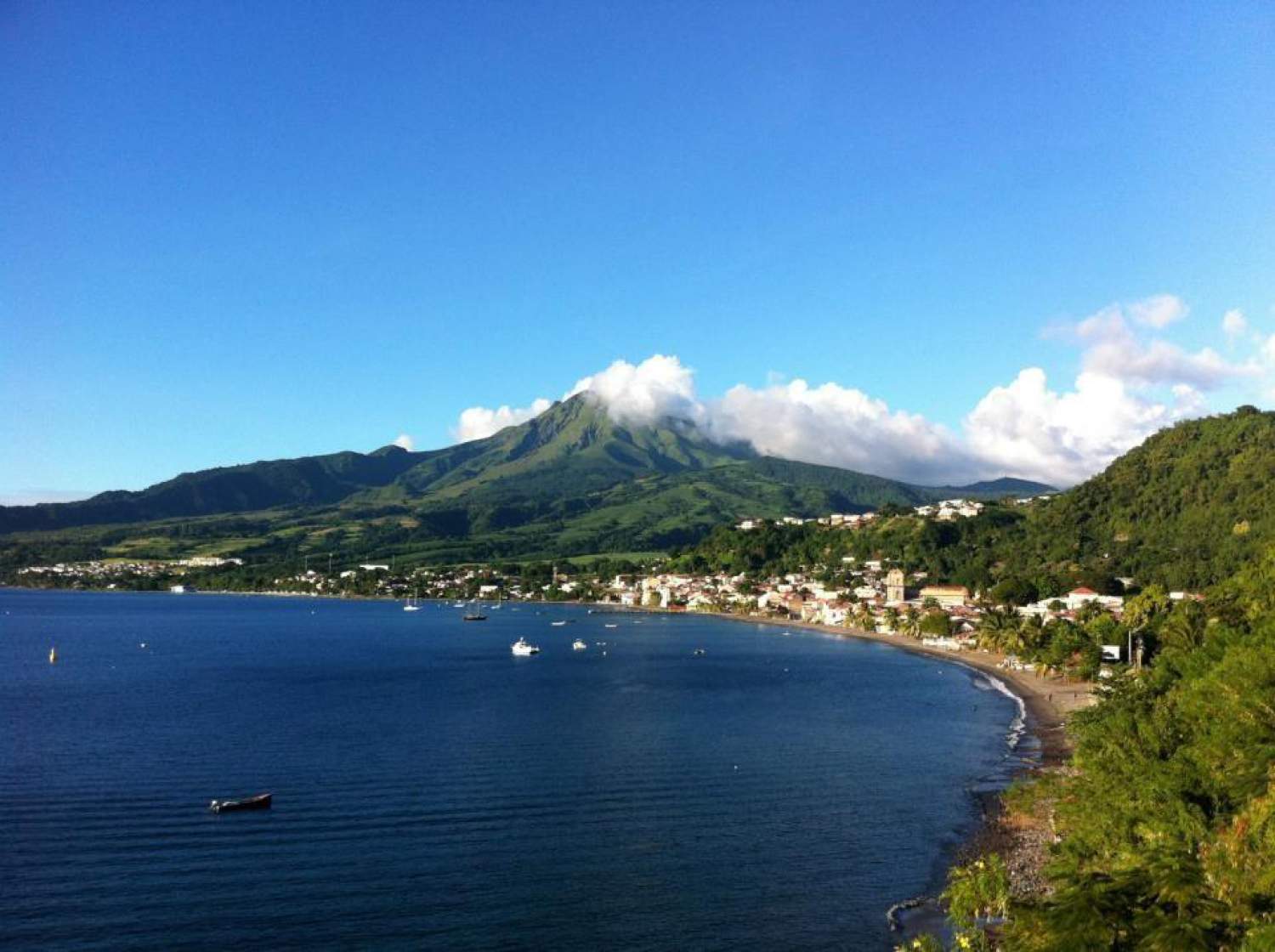 Vue sur la Martinique, une des raisons de la visiter