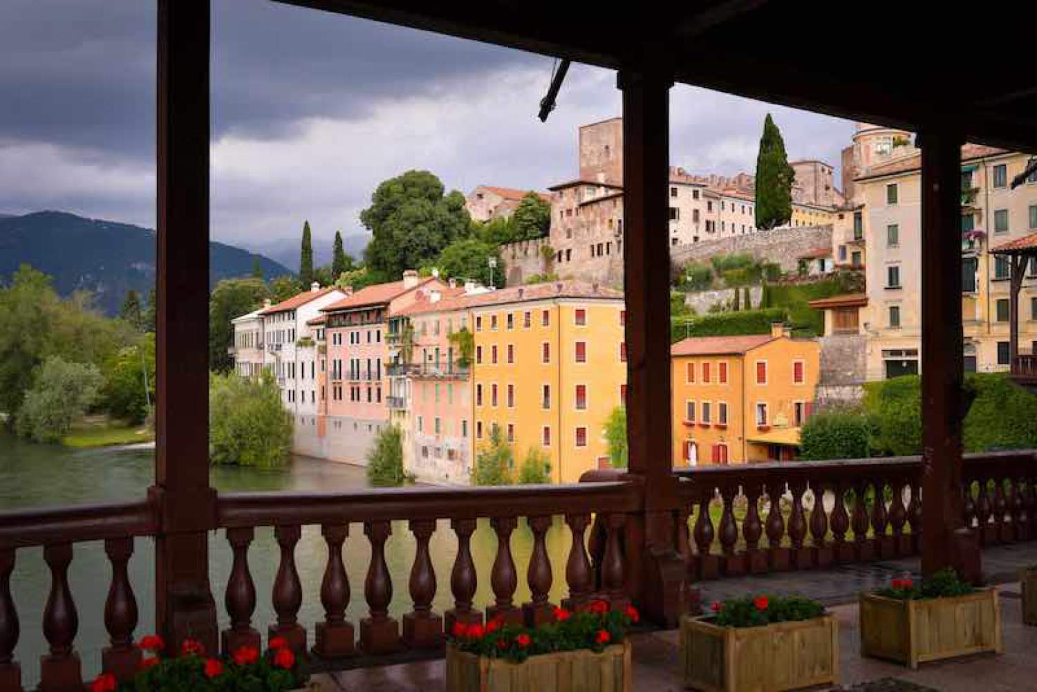 Village de Bassano del Grappa, Vénétie, Italie