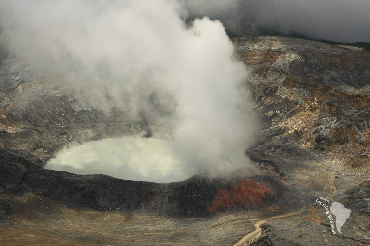 Volcan Poas au Costa Rica