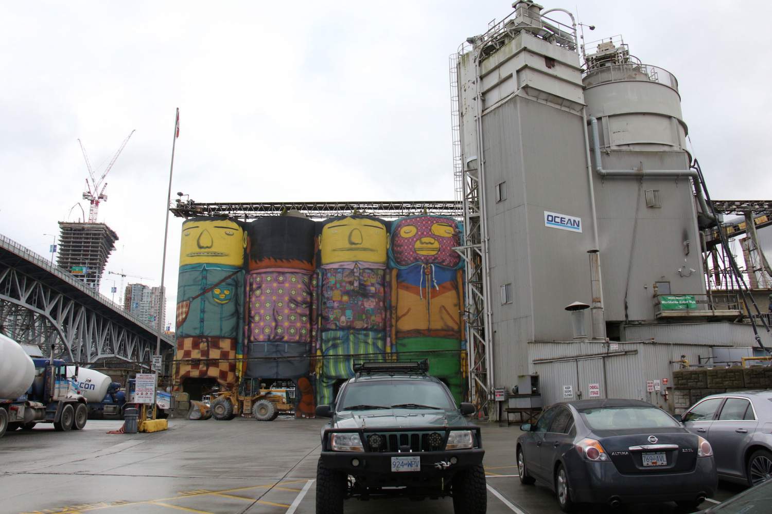 Murale in Granville Island, Vancouver