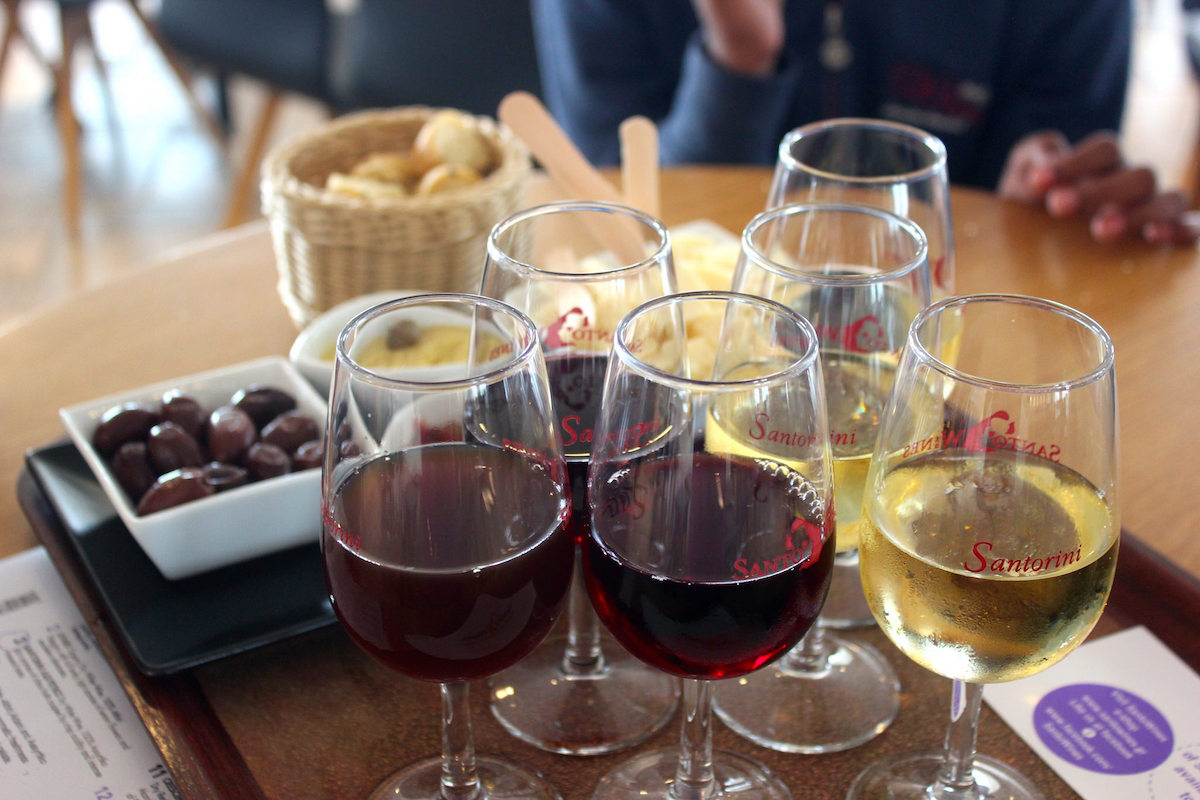 Vins de Santorin, Grèce