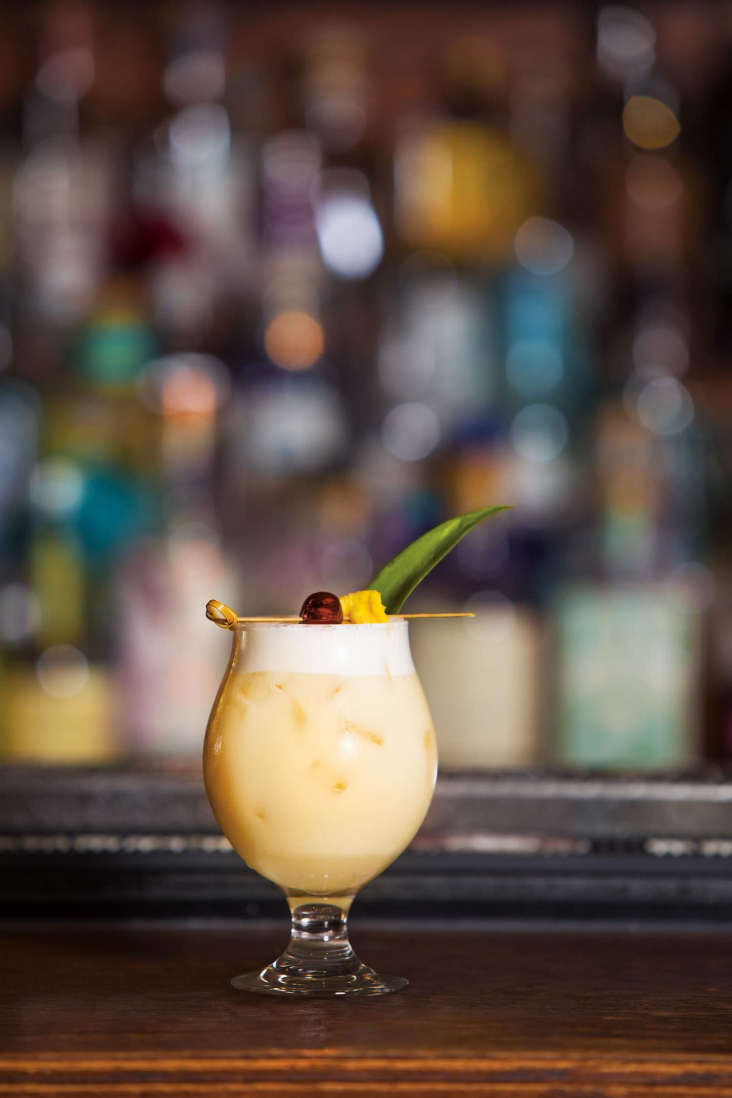 Pina Colada cocktail at the Bishop & Bagg bar, Montreal