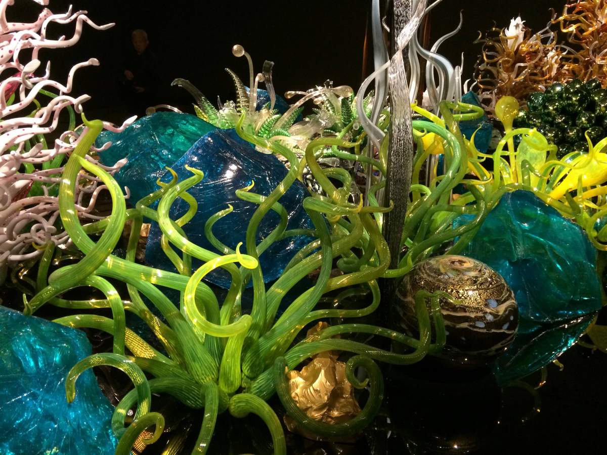 Blown glass by Chihuly at the Royal Ontario Museum in Toronto, Canada