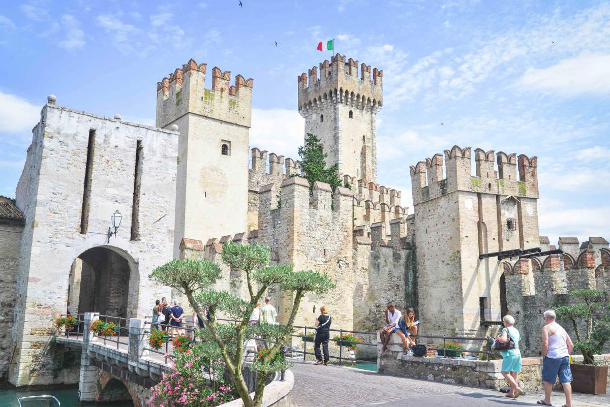 Château de Scaliger au Lac de Garde en Italie