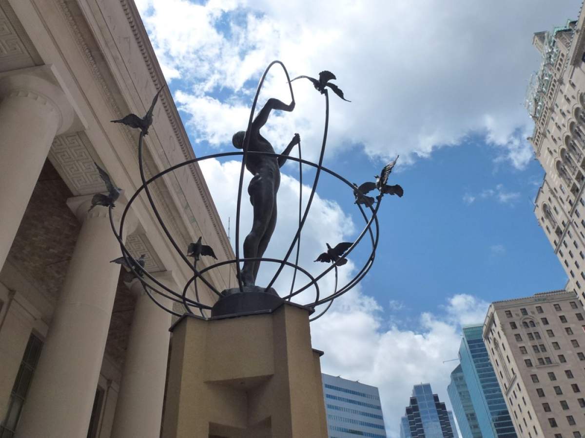 Statue in downtown Toronto, Canada