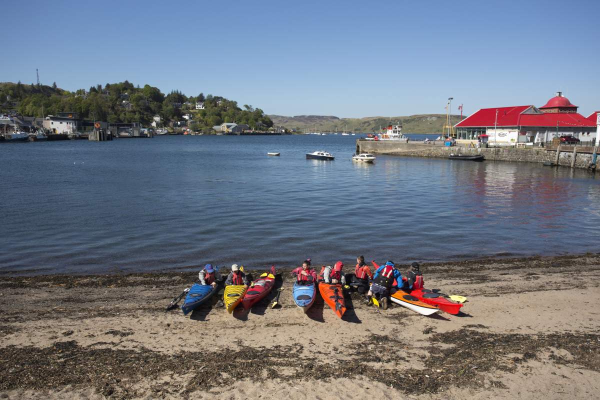 Kayak tour in Scotland