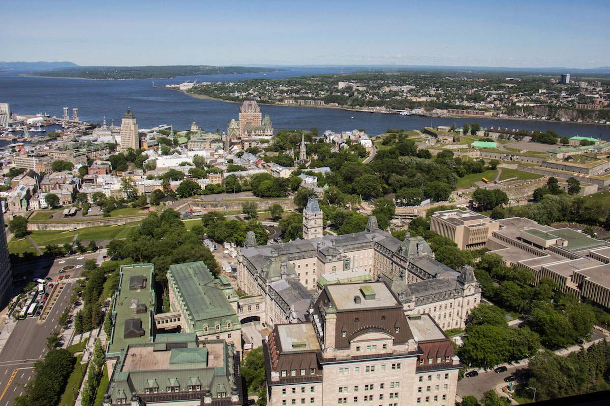 Vue de l'observatoire de la capitale