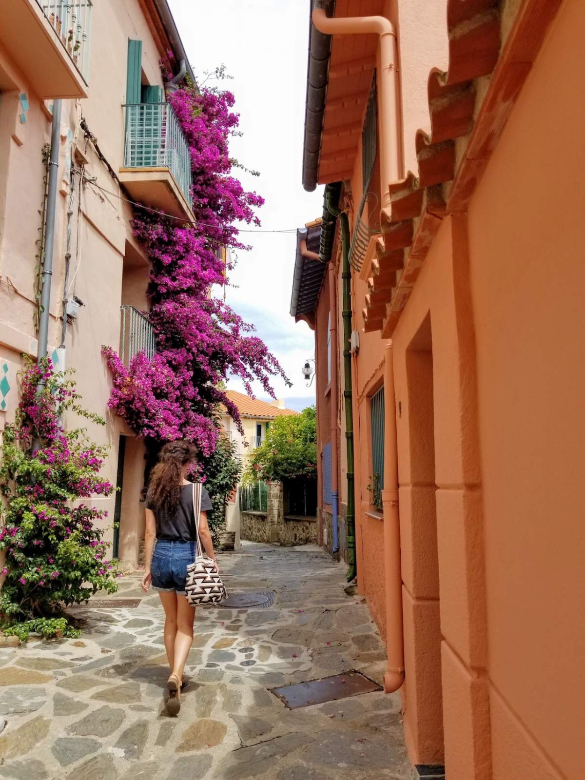 Les ruelles de Collioure, France