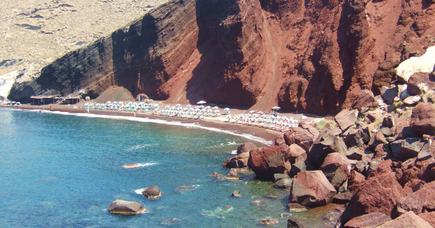 Red beach of Santorini, Greece
