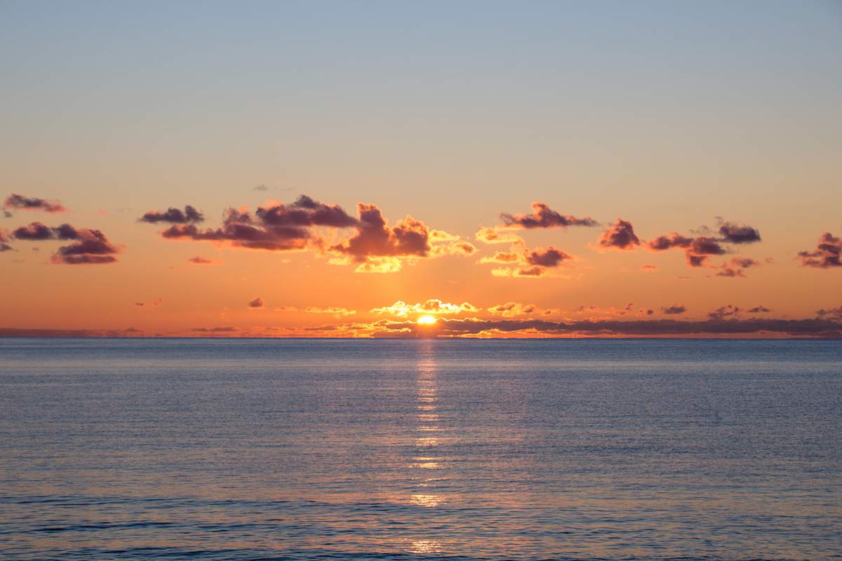 Lever du soleil au Parc-de-Gros-Cap