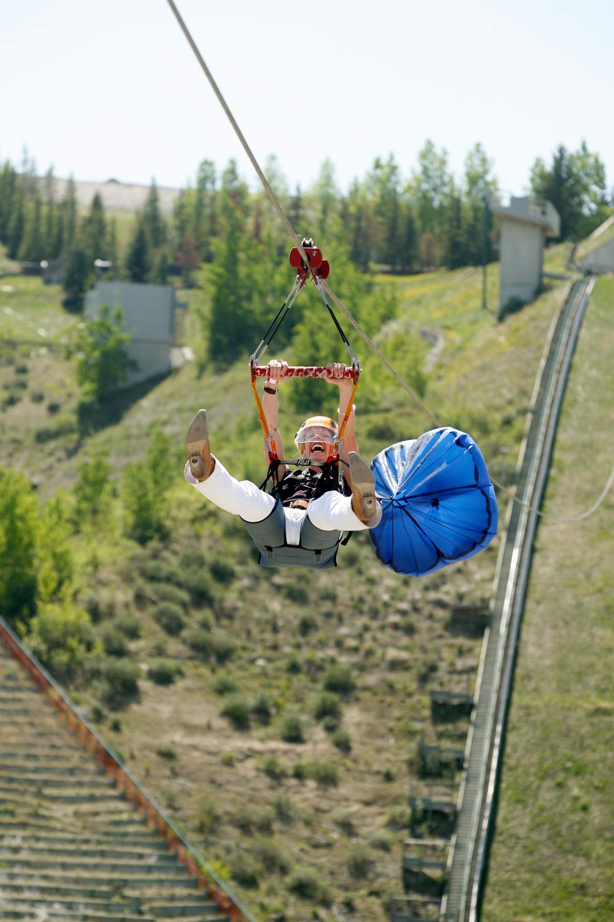 Winsport Zipline in Alberta