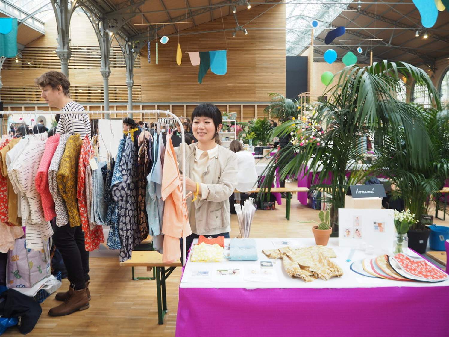 Christmas market at the Carreau du temple, Paris