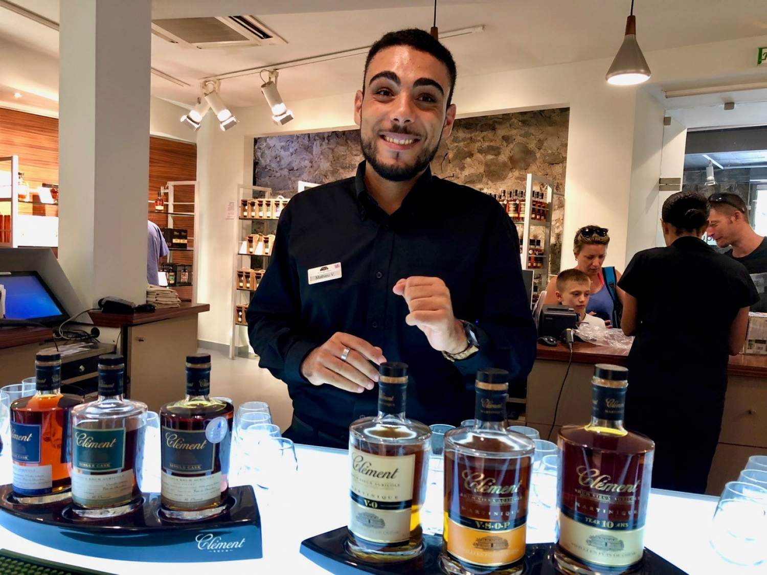 Dégustation de rhum au Domaine Clément en Martinique