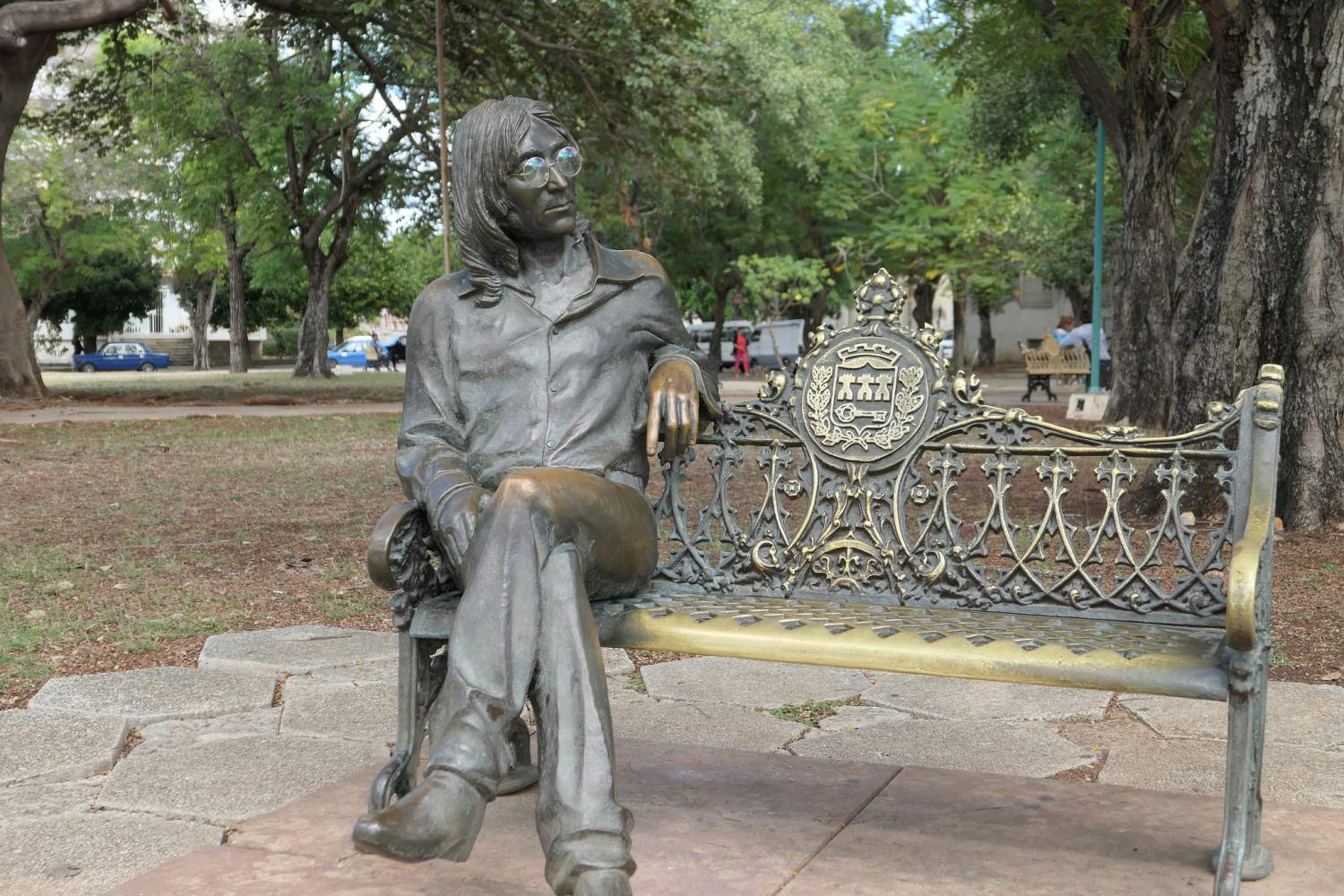 Statue of John Lennon in La Havana