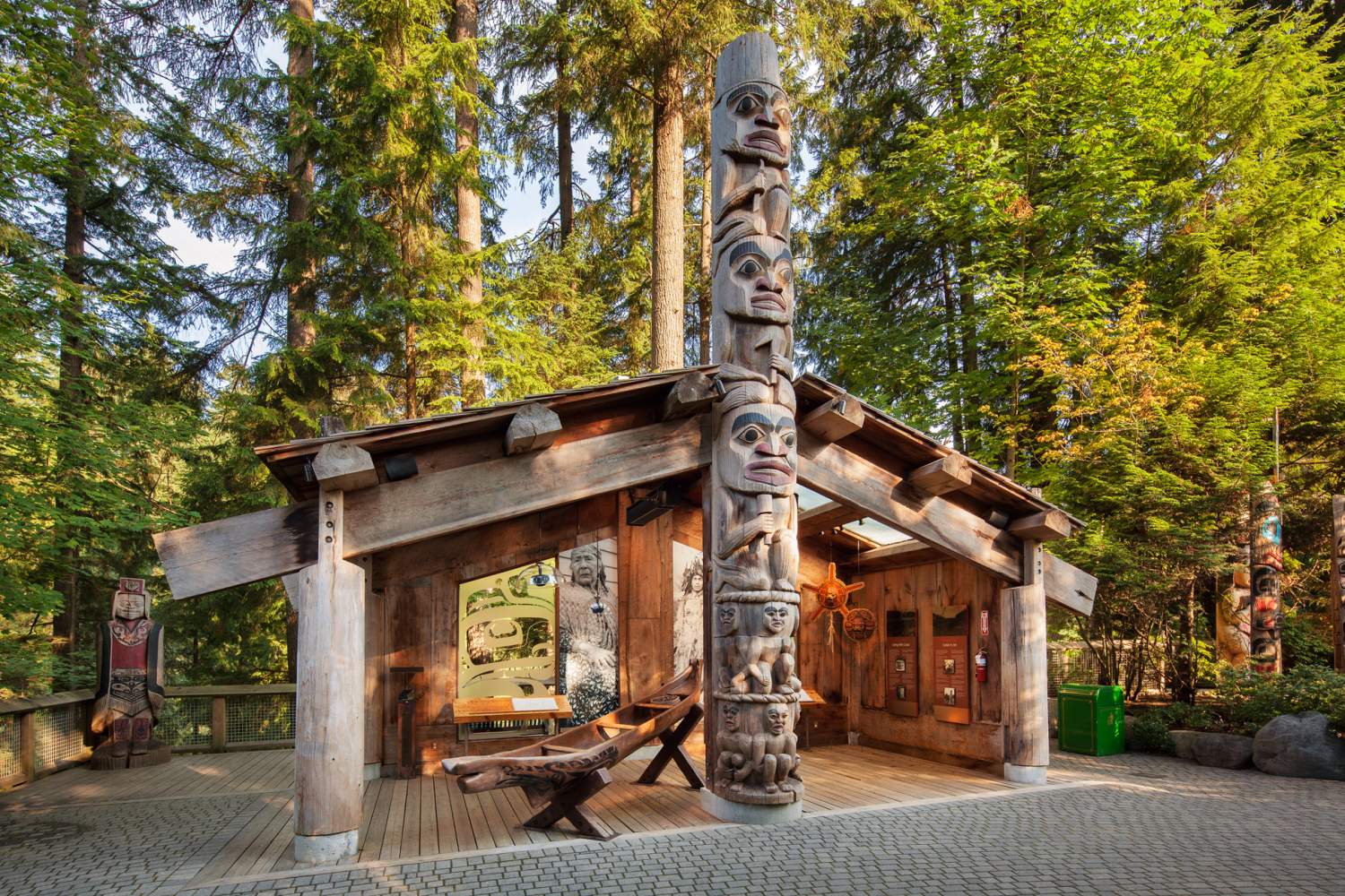 Big House at Kia Palano, Capilano suspension bridge park, Vancouver
